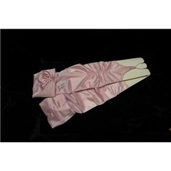 Перчатки для девочек бледно-розовые 0621