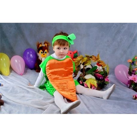 Детский карнавальный костюм Морковка 2557, 2558
