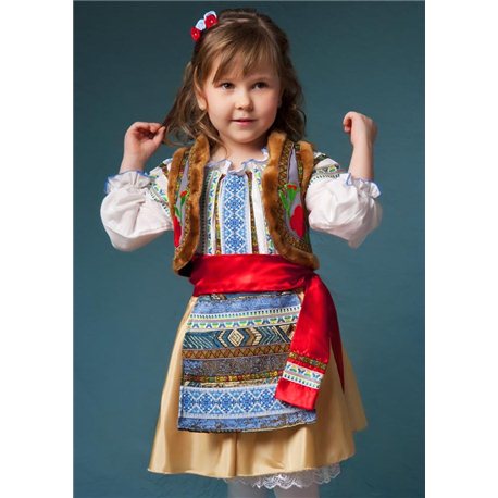 Молдавский Национальный костюм для девочки 0081, 0082