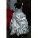 Шикарное белое праздничное платье 0956