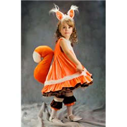 Детский карнавальный и маскарадный костюм Белочки 2967, 4524