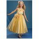 Детское нарядное платье Хризантема желтая 3855