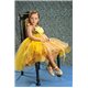 Rochiță elegantă pentru fetițe galbenă 3857