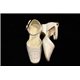 Обувь детская нарядная для девочек белая арт.379-18 р.24 1901