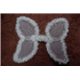 Крылья бабочки белые с пухом 1687