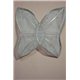 Крылья бабочки бледно-голубые с круглыми камнями 0792
