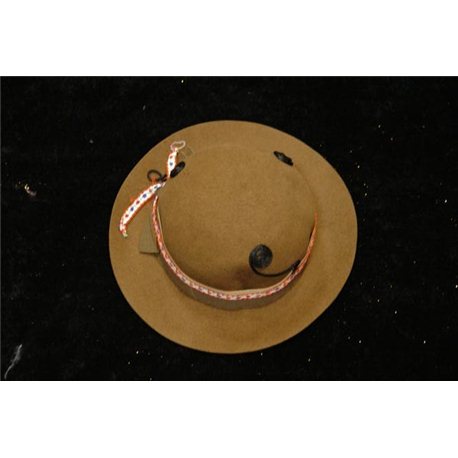 Национальная шляпа "Пэкалэ" коричневая 3885