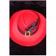 Карнавальная шляпа Мушкетера красная 4654