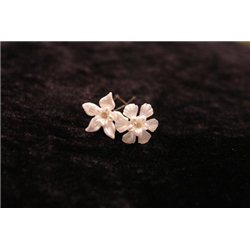 Agrafe pentru par floricele albe 3559