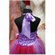 Карнавальное платье для девочки Хризантема бордово-сиреневая 3852