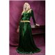 Взрослый карнавальный костюм Средневековая дама из зеленого бархата 0327, 0328