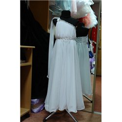 Платье для девочек "Афина" белое 0636