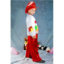 Детский карнавальный костюм Русский мужик, Петрушка, Емеля 6-8 2565, 2719, 2720, 2721
