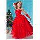 O rochiță elegantă de culoare roșie 1165