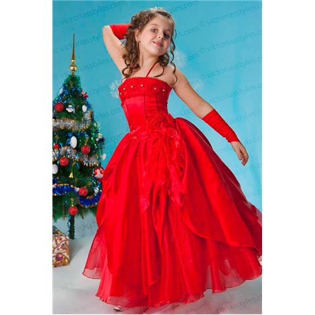 Изумительное красное платье 1165