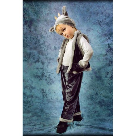 Детский карнавальный костюм Козлик серый 3423, 3997, 2010