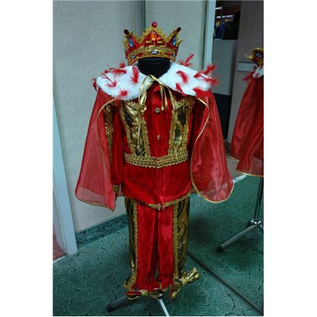 Детский карнавальный костюм Король красный "Carnaval" 3-4 6040, 6041, 6042, 6043