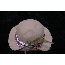 Национальная шляпа "Пэкалэ" коричневая 4808