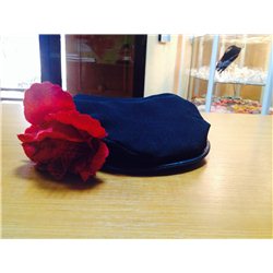 Pălărie naţională rusă cu floarea roşie 0347