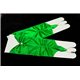 Mănuși pentru fetiţe fără degete, până la cot verde 2738