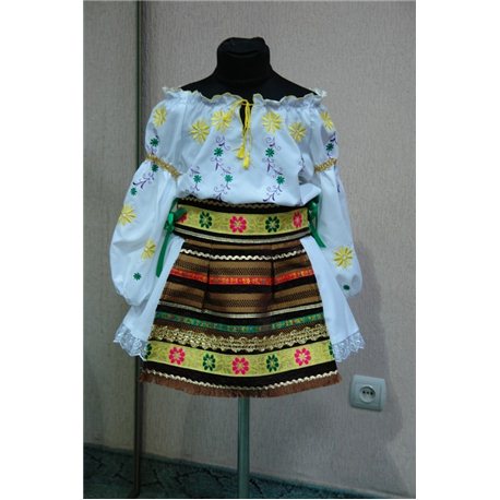 Молдавский национальный костюм для девочки 5-6 лет 4822