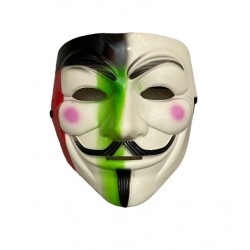 Mască Anonymous, Guy Fawkes, Vendetta colorata