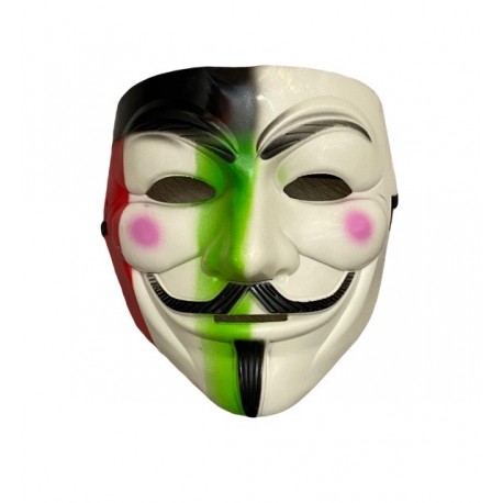 Маска Вендетта (Vendetta), Анонимус (Anonymous), Гай Фокс (Guy Fawkes) цветная