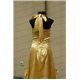 Нарядное золотое платье для девочки 1060