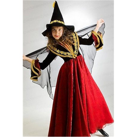 Детский карнавальный костюм Ведьма, Колдунья 2422