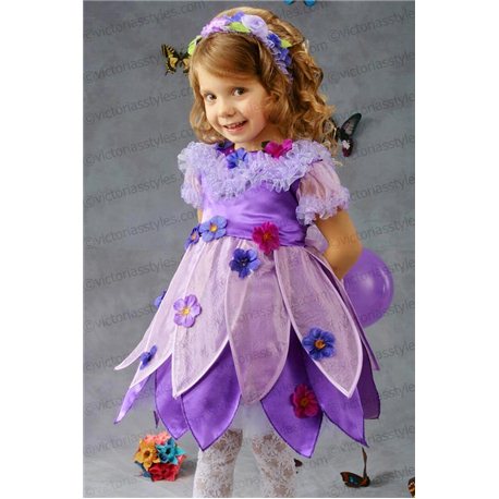 Costum de Carnaval pentru copii Liliac, Viorea 3311, 3310