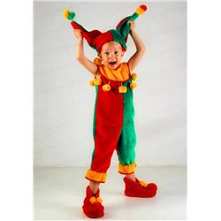 Детский карнавальный костюм Скоморох, Шут 0552