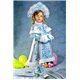 Детский карнавальный и маскарадный костюм Снегурочка на 3-4 года 2943, 2987, 2988