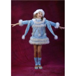 Детский карнавальный и маскарадный костюм Снегурочка, Снежинка 1732
