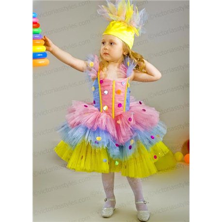 Costum de carnaval pentru copii Confeti, Bomboană 2687,3329