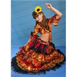 Costum de carnaval pentru copii Țigancă 3873