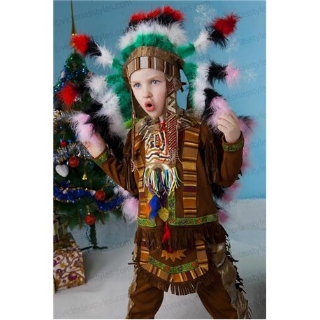 Детский карнавальный костюм Индеец 0047, 0050