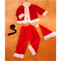 Детский карнавальный и маскарадный костюм Санта Клаус 0554